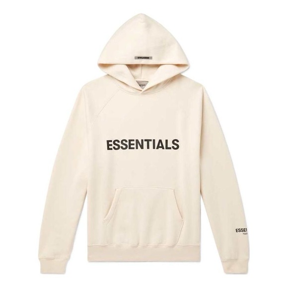 Essentials Other - ESSENTIALS Fear Of God FW22 Pullover Hoodie in Buttercream Size XL